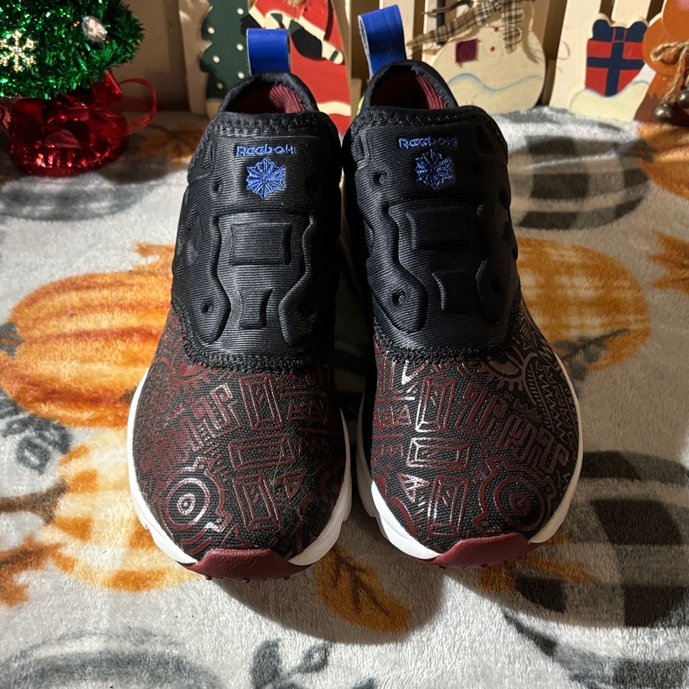Reebok Athletic Shoes - Black and Burgundy